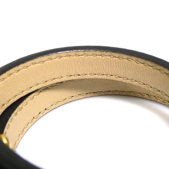 FENDI Bracelet Black/Gold Leather/Metal - r10573g - Picture 7 of 10